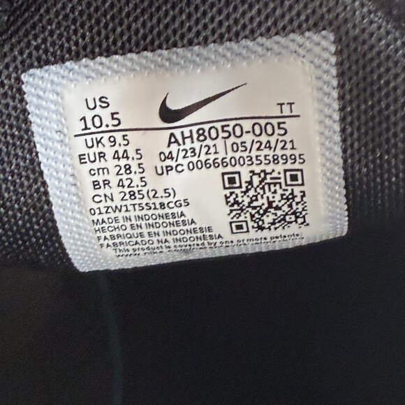 Nike Air Max 270 Black Mens Running AH8050-005 VNDS Sz 10.5 - Picture 7 of 7